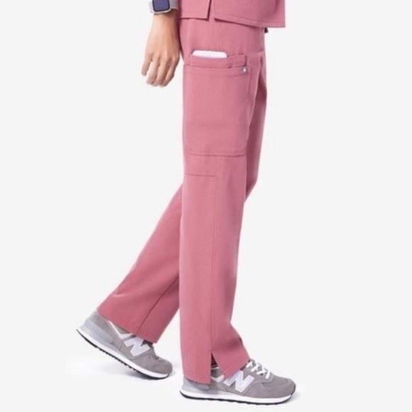 ST Figs Kade Cargo Scrub Pants Mauve - Picture 1 of 2